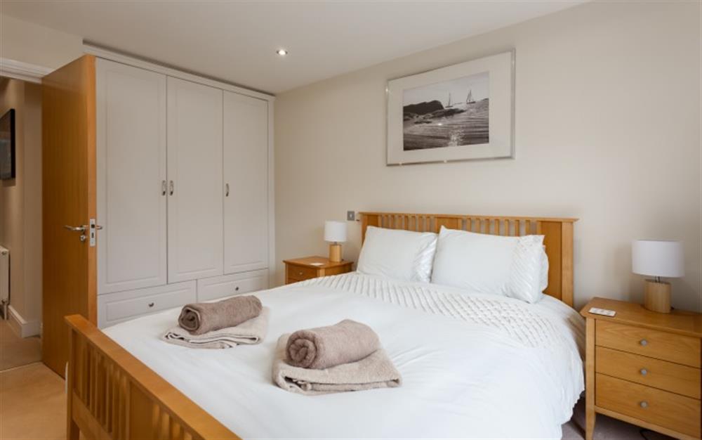 A bedroom in Salterns Rest at Salterns Rest in Sandbanks
