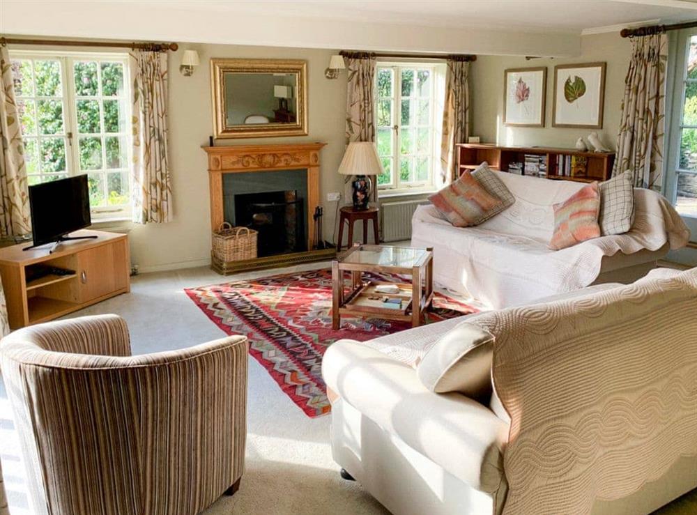 Living room at Salters Cottage in Boldre, near Lymington, Hampshire