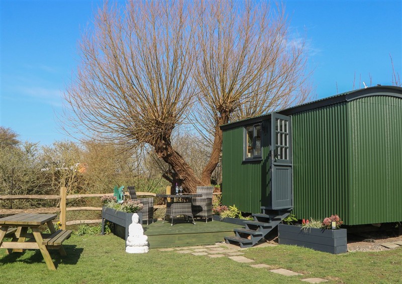 The setting of Salthaven  Shepherds Hut at Salthaven  Shepherds Hut, Pevensey Bay