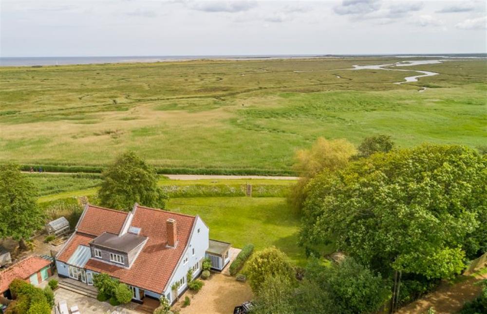 Nestled on the edge of Brancaster saltmarsh - excellent for spotting wildlife and stargazing