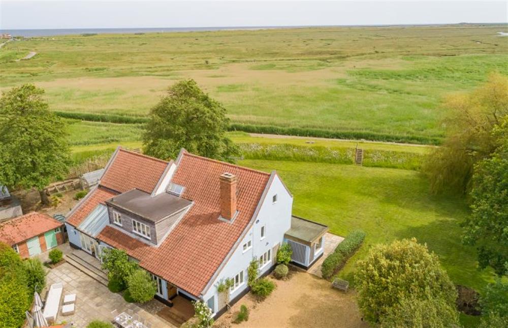 Nestled on the edge of Brancaster saltmarsh - excellent for spotting wildlife and stargazing