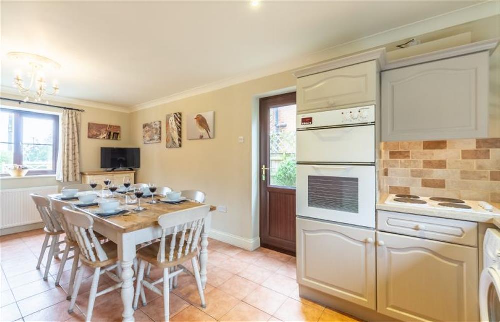 Ground floor: Lovely duel aspect Kitchen and door to garden at Saltmarshes, Holme-next-the-Sea near Hunstanton
