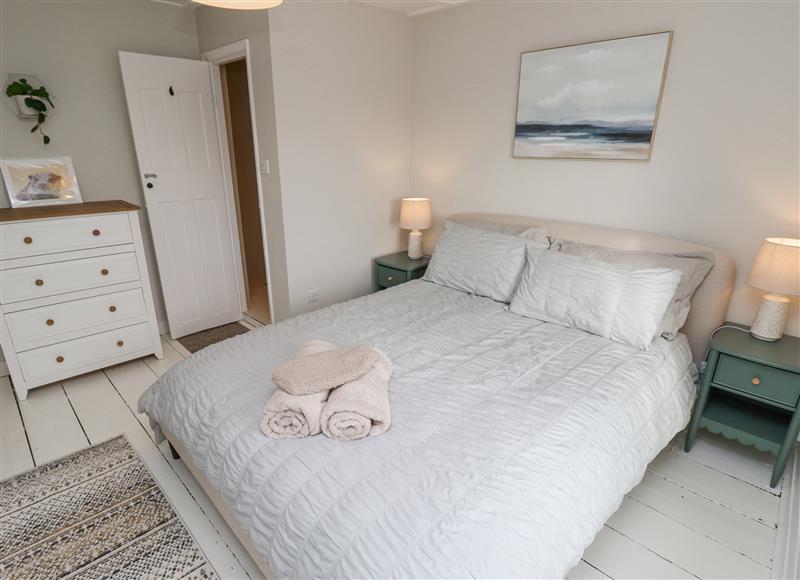 One of the bedrooms at Saltwater Cottage, Ventnor