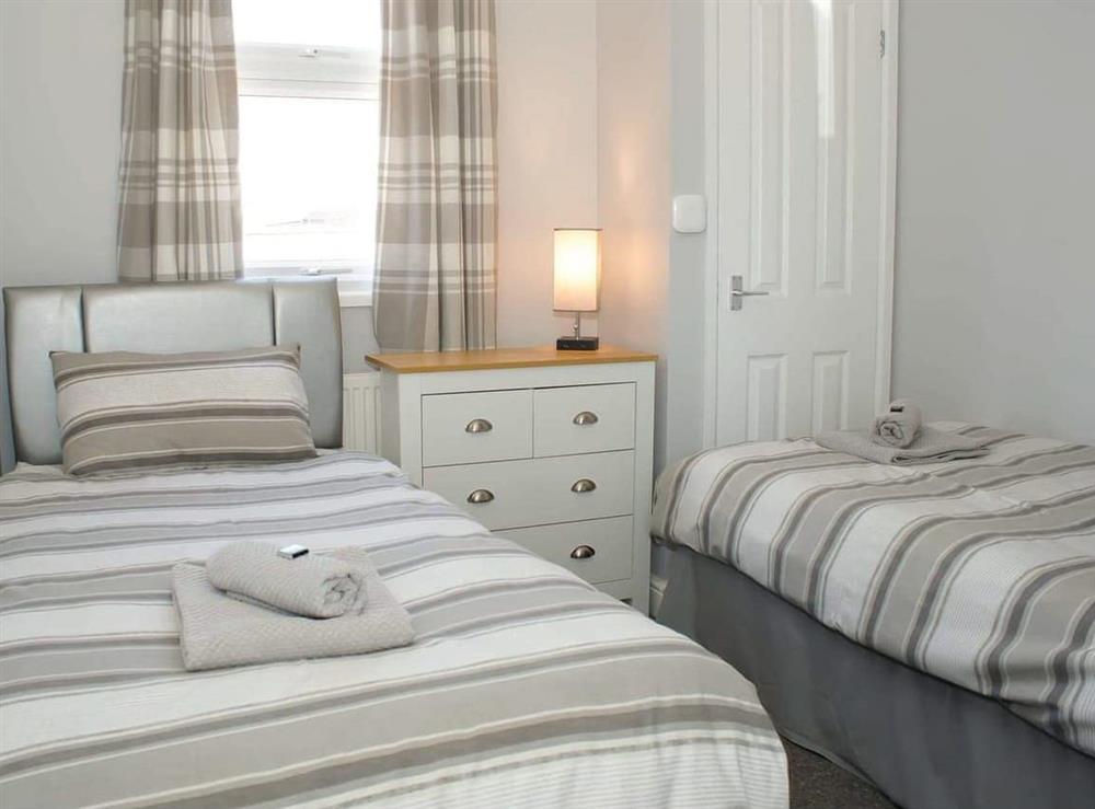 Twin bedroom at Saltwater Retreat in Anderby Creek, near Skegness, Lincolnshire