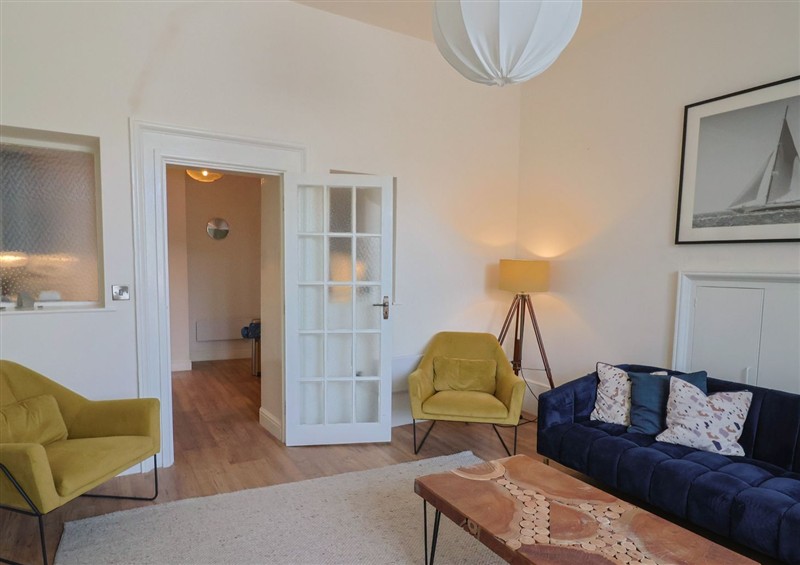 Relax in the living area at Saltwind, Lyme Regis