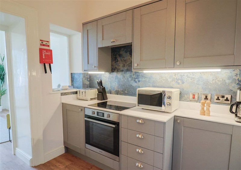 This is the kitchen at Saltwind, Lyme Regis