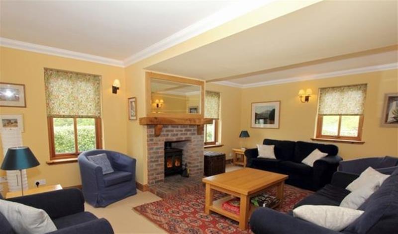 The living area at Saltwinds, Carbost