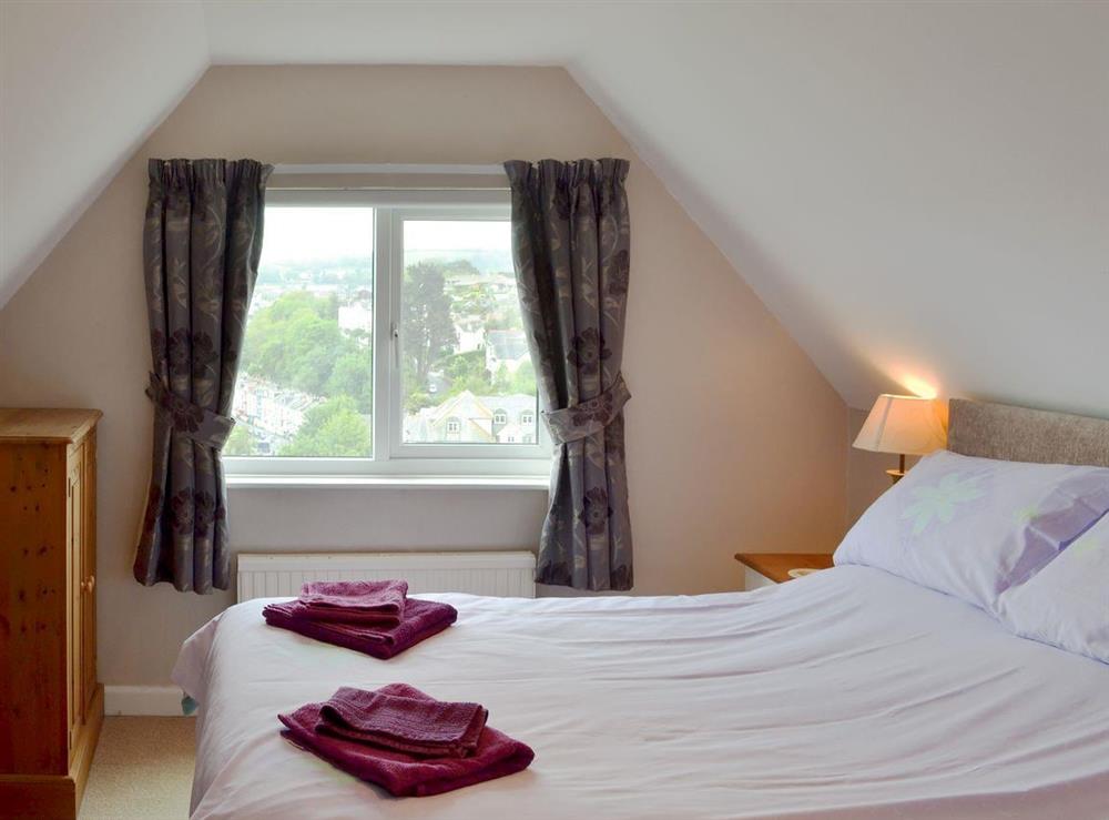 Comfortable double bedroom at Samphire in Brixham, Devon