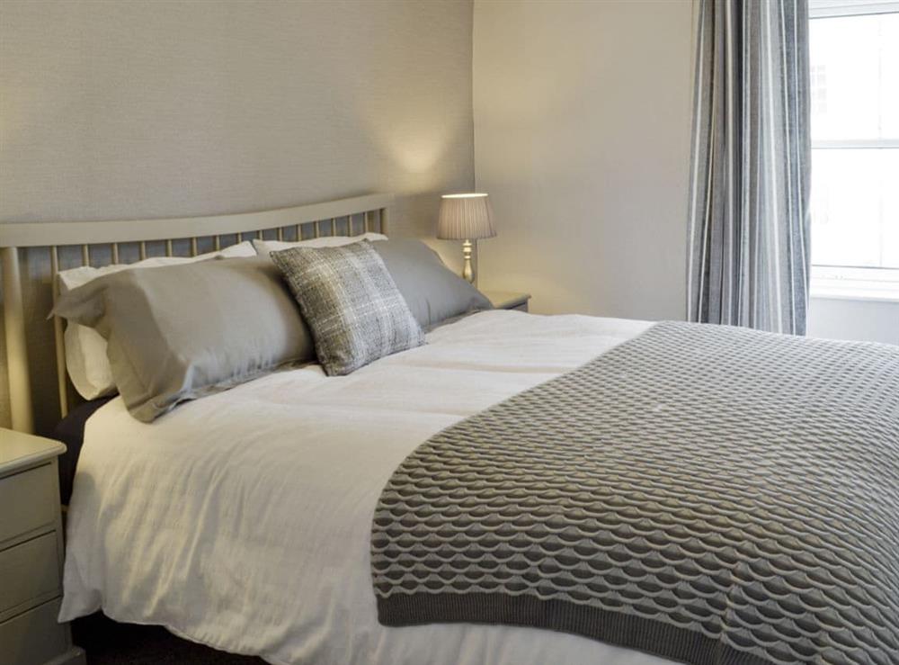 Comfortable double bedroom at Samphire Cottage in Fortuneswell, near Portland, Dorset
