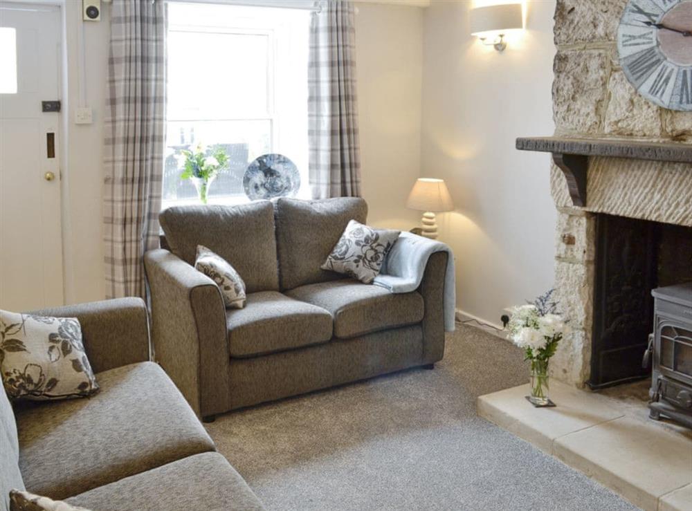 Welcoming living room at Samphire Cottage in Fortuneswell, near Portland, Dorset