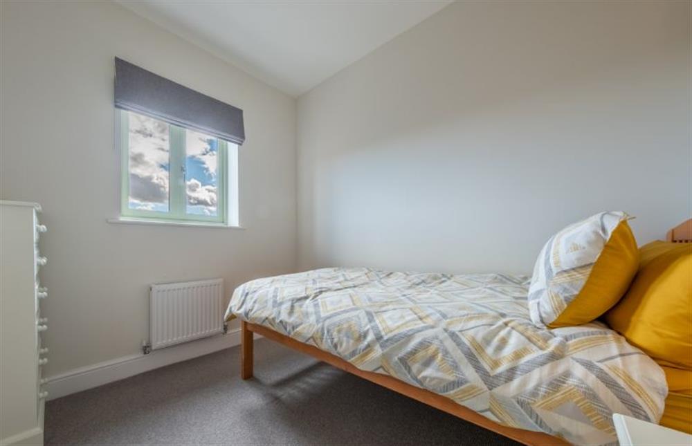 First floor: Bedroom three with a 3ft single bed at Samphire House, Bodham near Holt