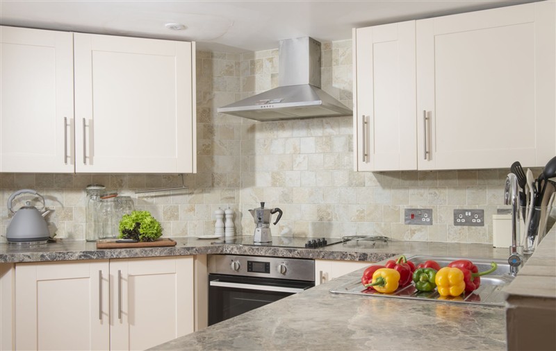 The kitchen at Samson Cottage, Cornwall