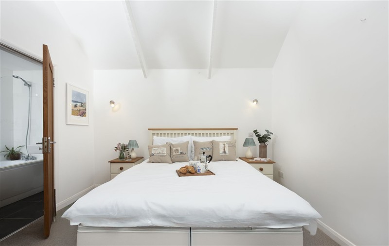This is a bedroom at Samson Cottage, Cornwall