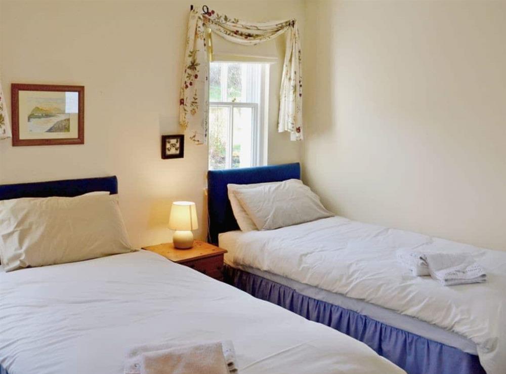 Twin bedroom at Sanctuary Cottage in Milton, Applecross., Ross-Shire