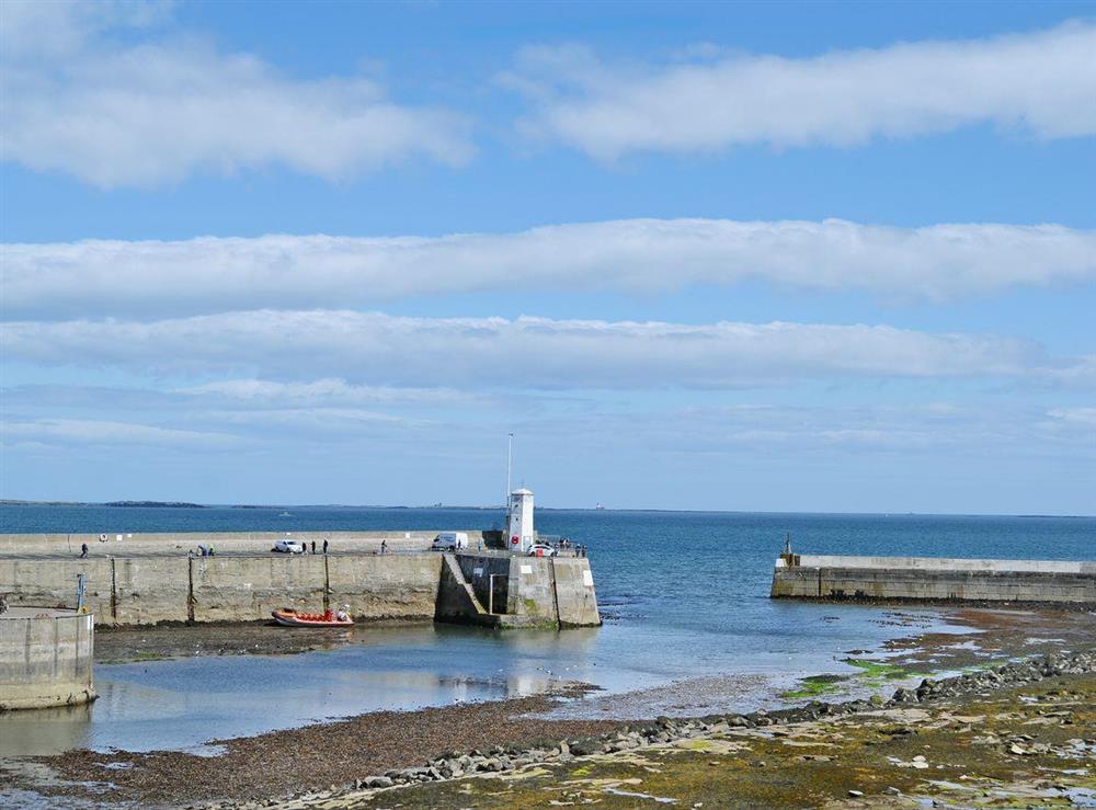 Seahouses Harbour at Sand Castles in Seahouses, Northumberland
