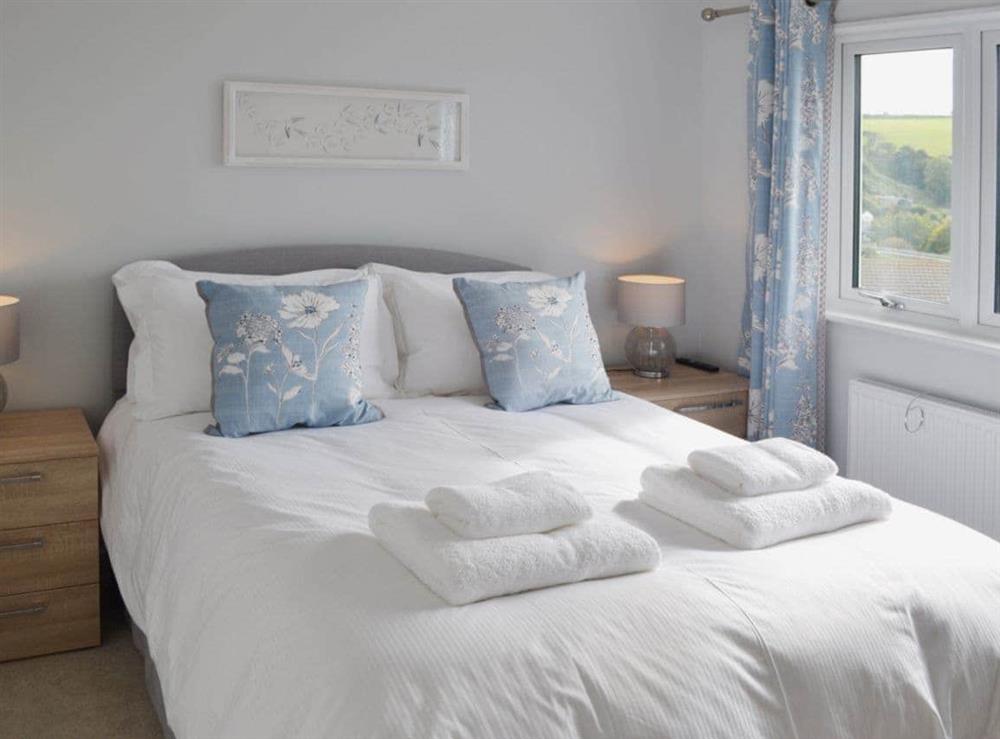 Double bedroom at Sand Dunes in Polmear, near Par, Cornwall