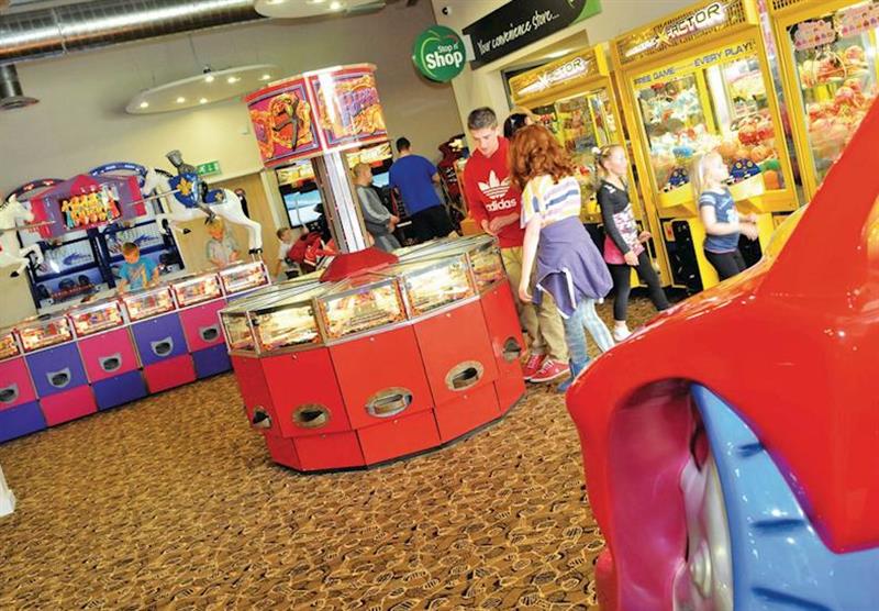 Amusements at Sand-Le-Mere in Yorkshire Moors and Coast, North of England