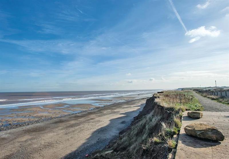 Nearby beach at Sand-Le-Mere in Yorkshire Moors and Coast, North of England