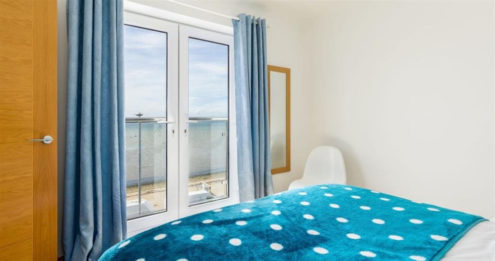 One of the bedrooms at Sandacres No.22 in Sandbanks