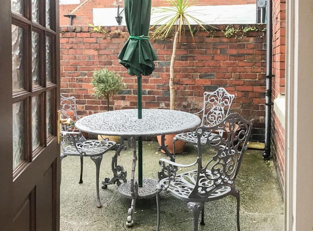 Patio at Sandancer in South Shields, Tyne and Wear