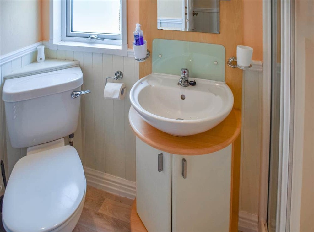 Bathroom at Sandbank in Bacton, Norfolk