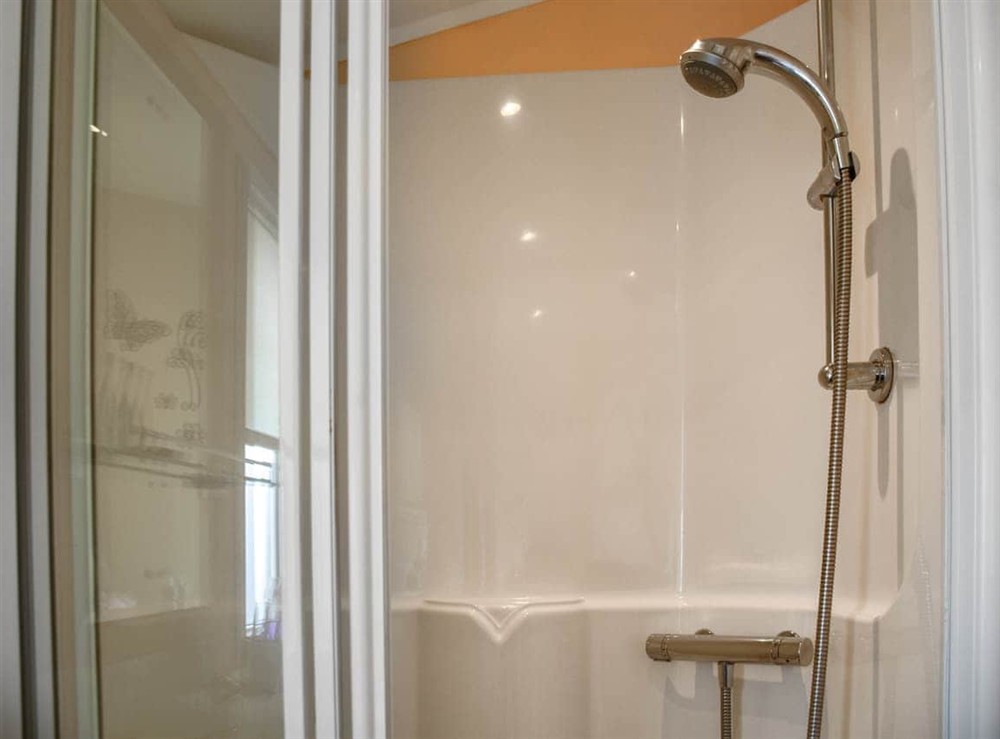 Shower room at Sandbank in Bacton, Norfolk
