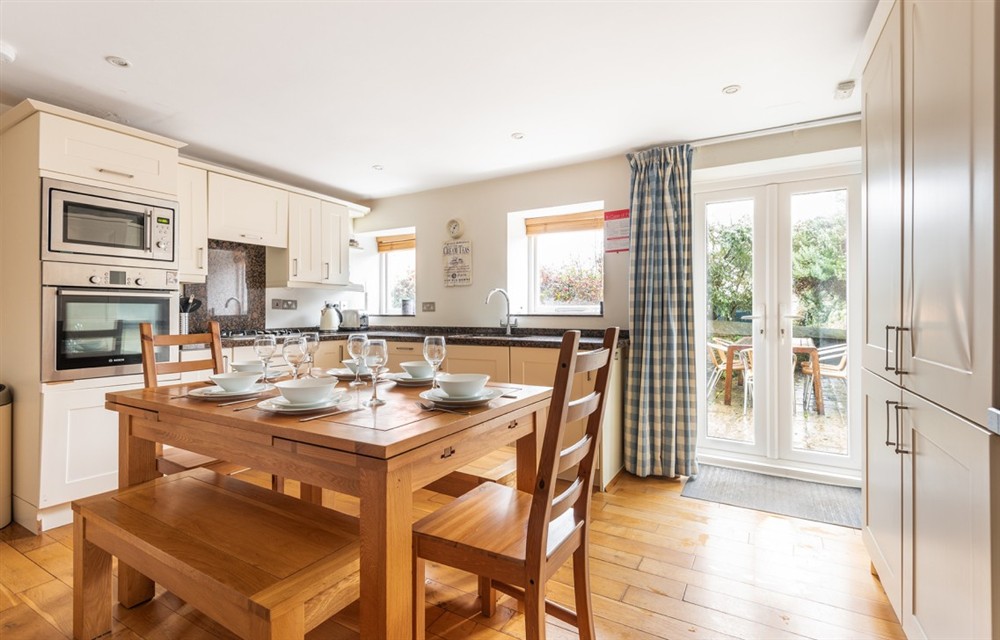 Kitchen at Sandcastle in Salcombe