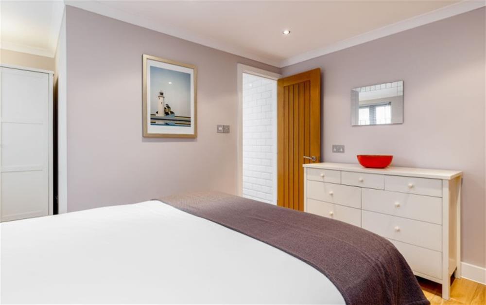 One of the bedrooms at Sandcastles No.1 in Sandbanks