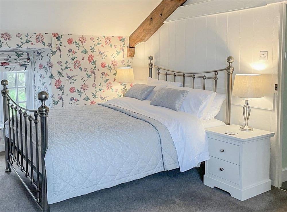 Master bedroom at Sandfold Farm in Staveley, , Cumbria