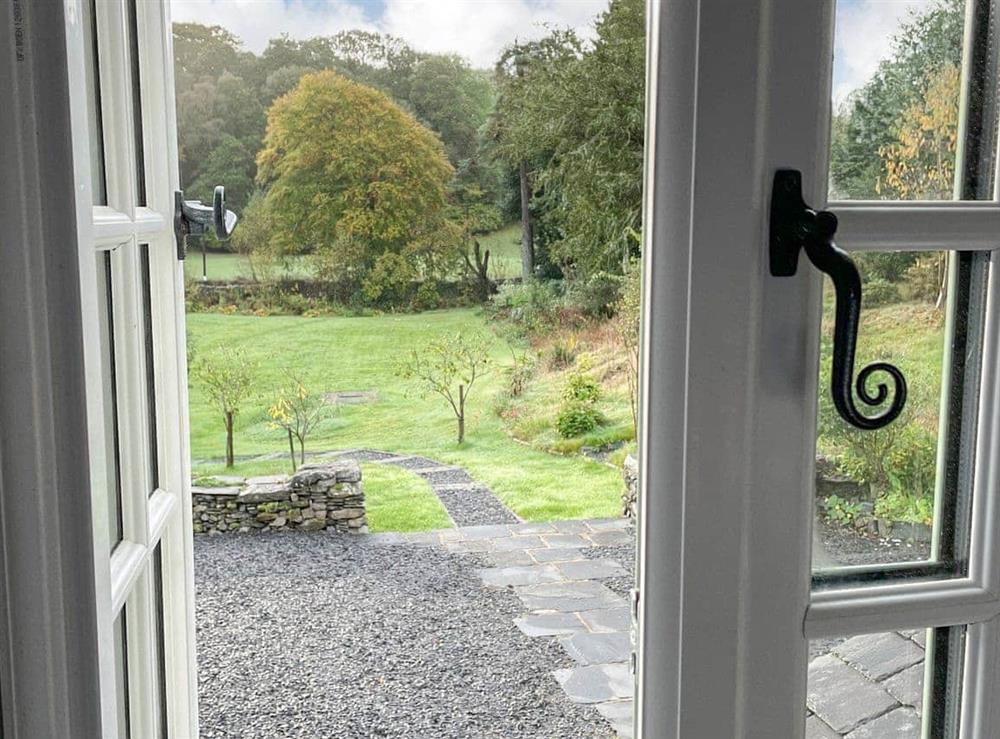 View from master bedroom at Sandfold Farm in Staveley, , Cumbria