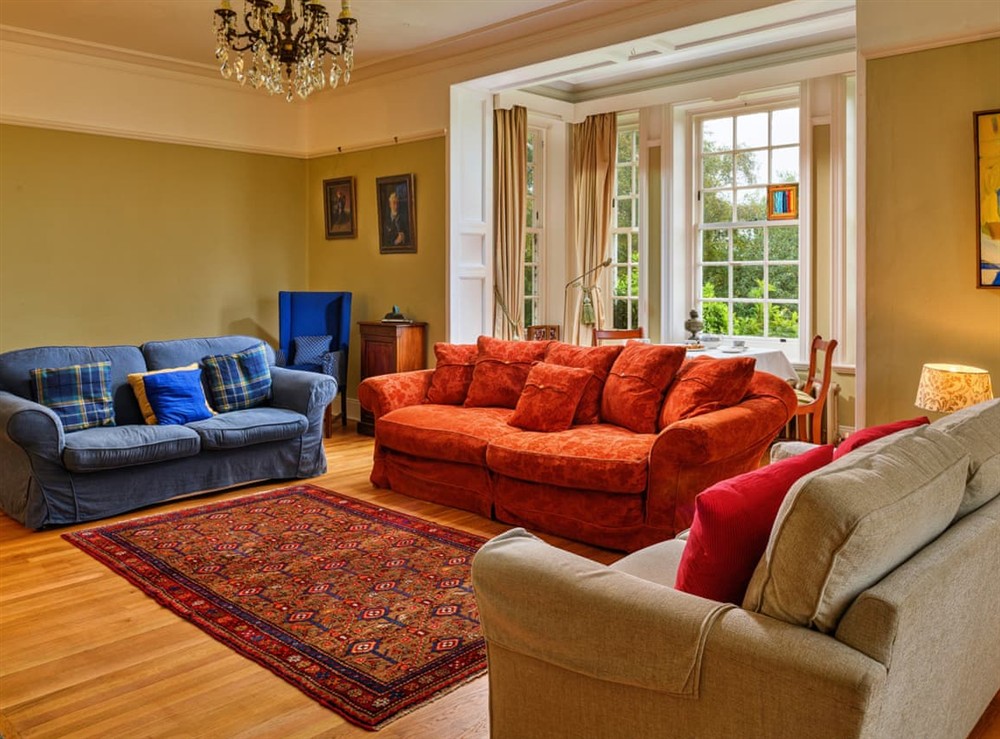 Living room at Sandhaven in Longtown, Buckinghamshire