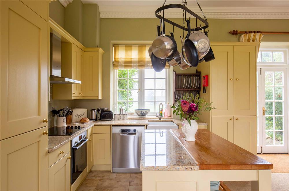 The well-equipped kitchen area at Sandown Cottage, Bruern, near Chipping Norton