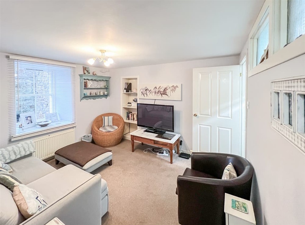 Living room at Sandpiper in Ansturther, Fife