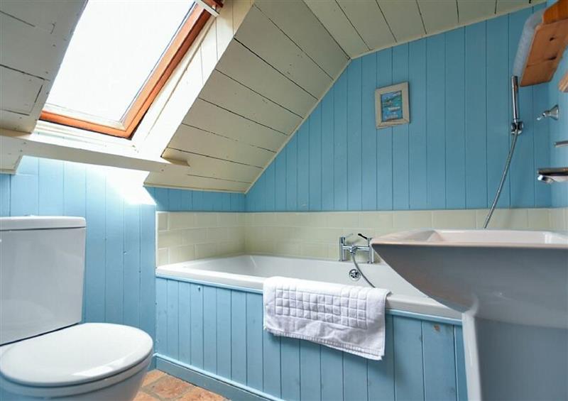 This is the bathroom at Sandpiper Cottage, Low Newton-by-the-Sea