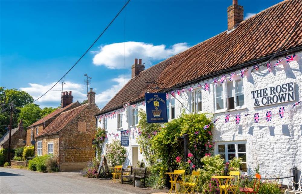The Rose & Crown in Snettisham; a favourite with locals and holidaymakers at Sandpiper House, Ingoldisthorpe near Kings Lynn