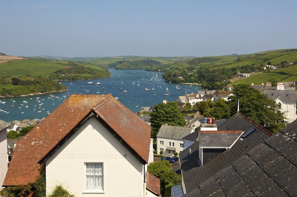 Very pleasant views over the town and out towards the Salcombe estuary at Sandpiper in , Salcombe