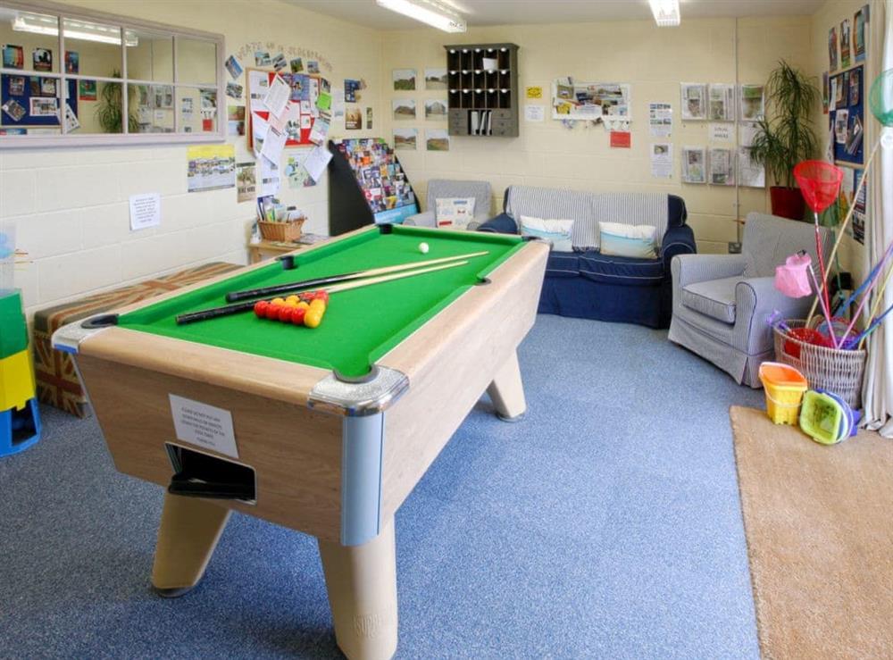 Games room at Sandpiper in Scalby, Scarborough, N. Yorks., North Yorkshire