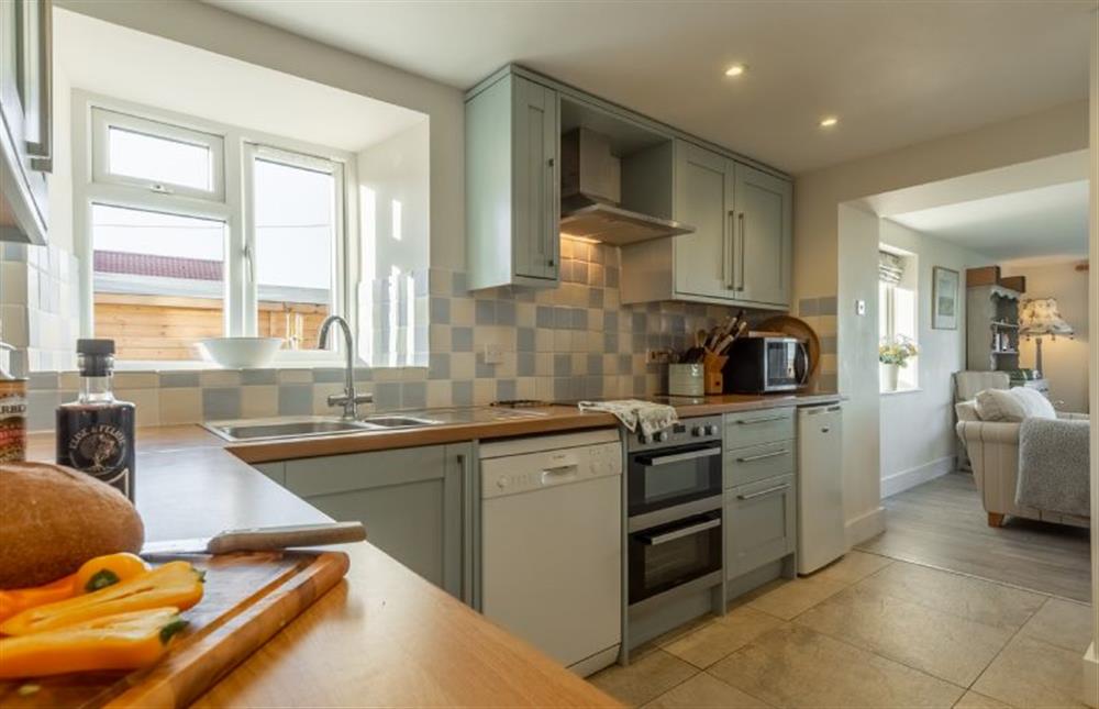 well-equipped spacious kitchen at Sandpipers, Brancaster Staithe near Kings Lynn