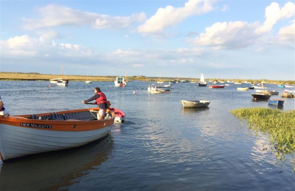 Burnham Overy Staithe is where you can sail, paddle or enjoy a long beach walk at Sandpipers Cottage, South Creake near Fakenham