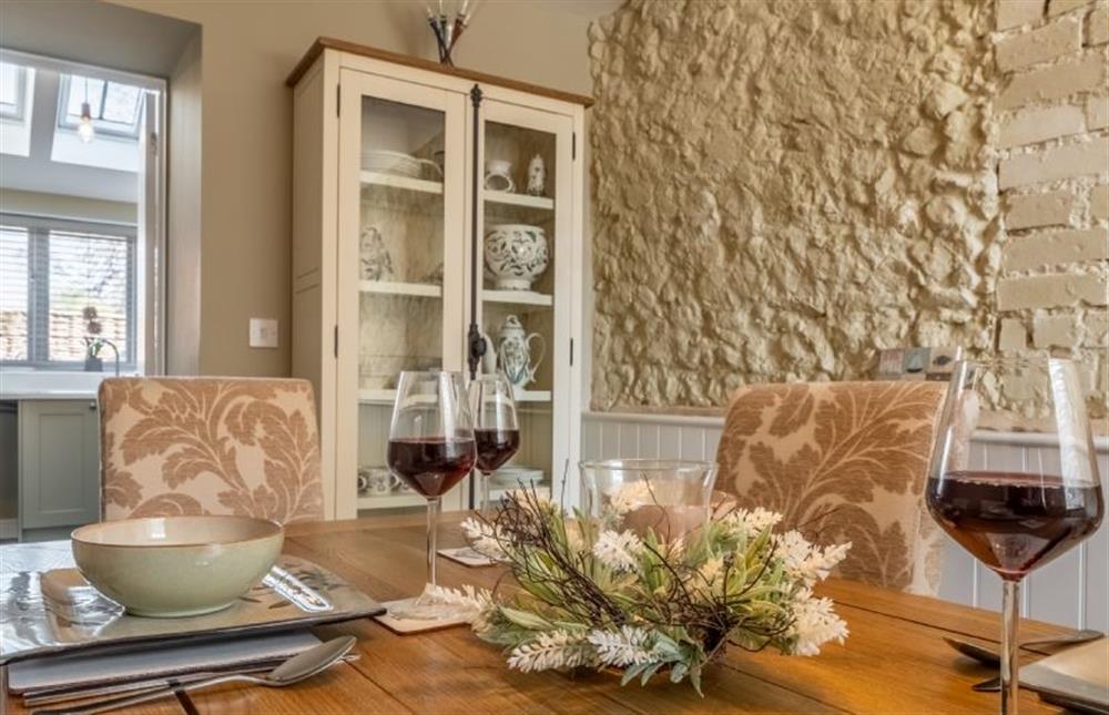 Sandpiperfts Cottage: Spacious dining room with seating for six people  at Sandpipers Cottage, South Creake near Fakenham