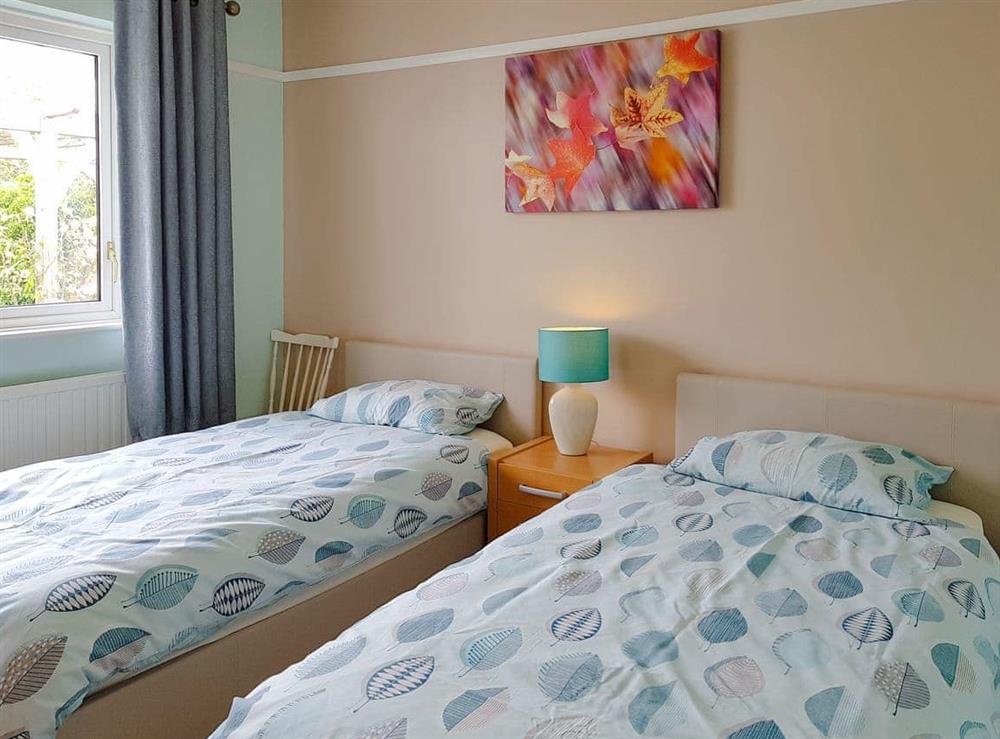 Comy twin bedroom at Sandringham Heights in Paignton, Devon