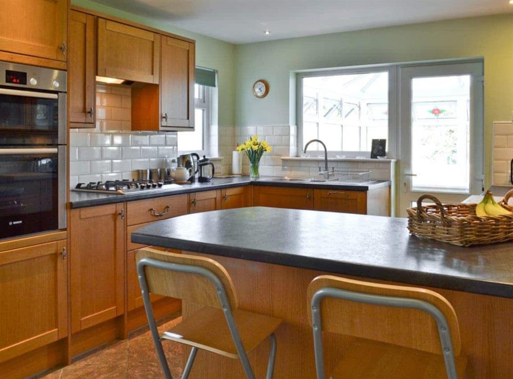 Kitchen at Sandrock in Brighstone, near Newport, Isle Of Wight