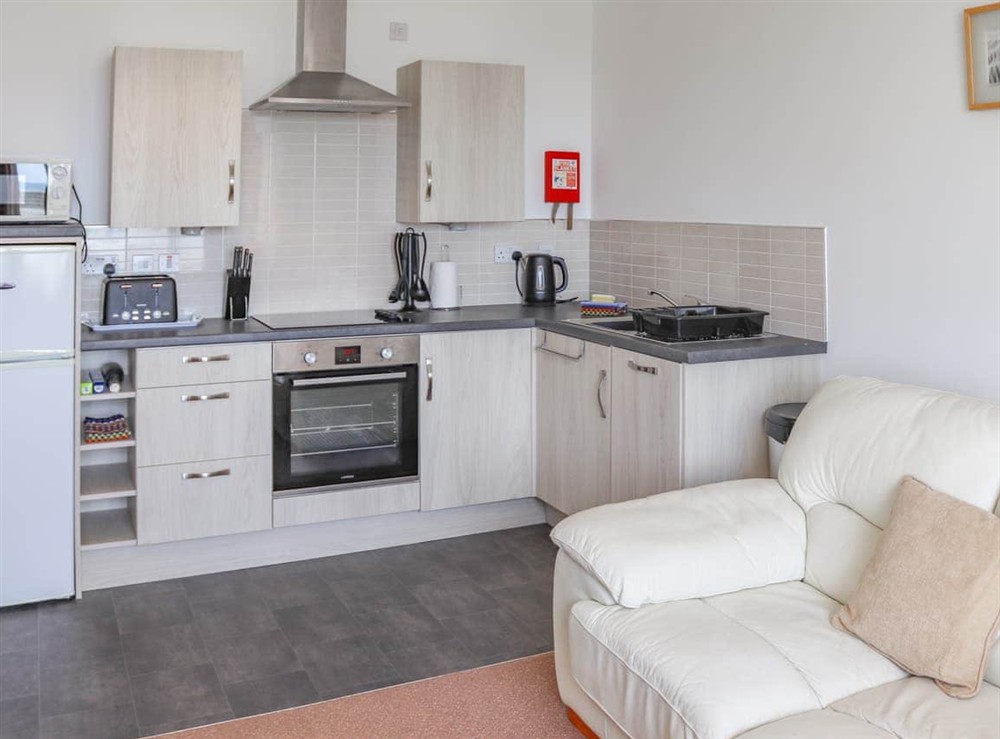 Kitchen area at Sands in Caernarfon, Gwynedd
