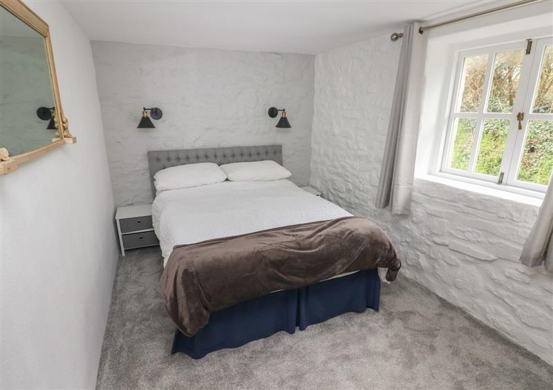One of the bedrooms at Sands Cottage, Talbenny near Broad Haven