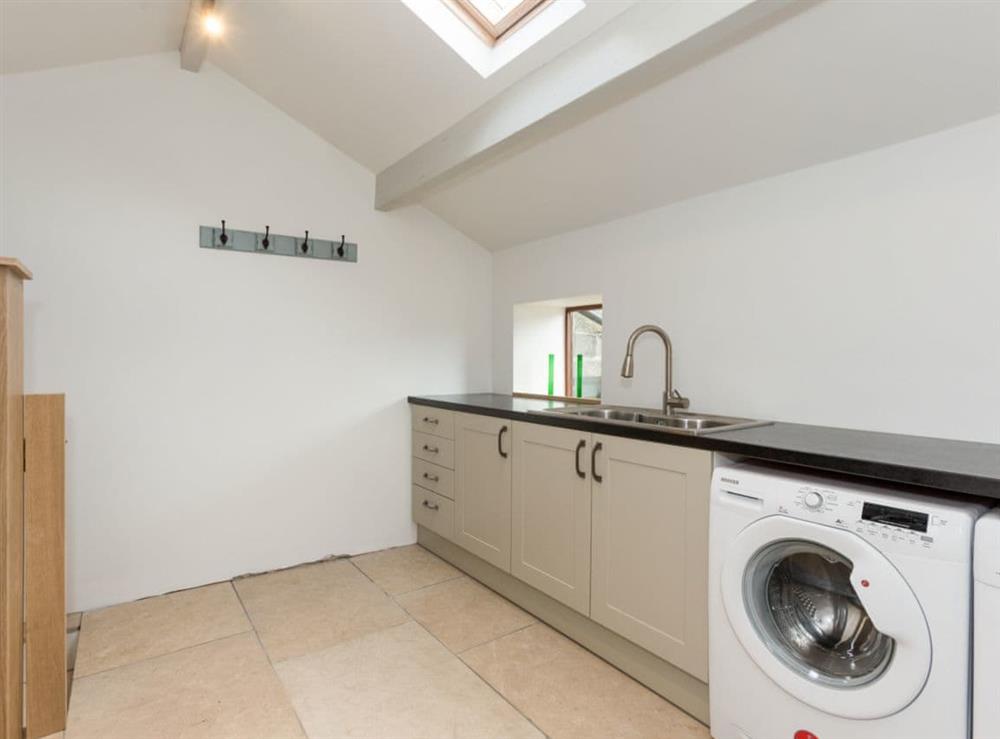 Utility room at Sands Farm Cottage in Luddendenfoot, near Hebden Bridge, West Yorkshire