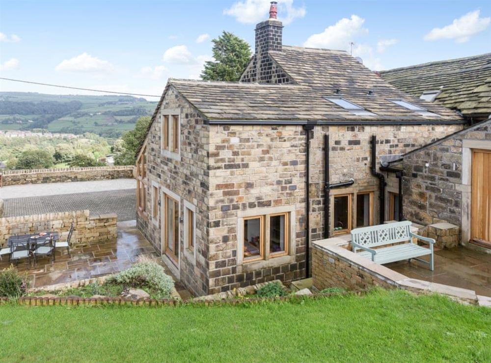 Wonderfully spacious, semi-detached, stone built cottage. at Sands Farm Cottage in Luddendenfoot, near Hebden Bridge, West Yorkshire