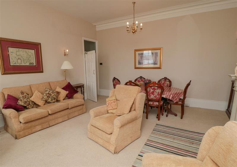 Enjoy the living room at Sandsend Sunset View, Whitby