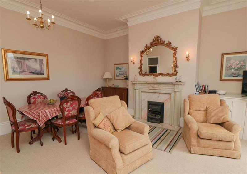 The living room at Sandsend Sunset View, Whitby