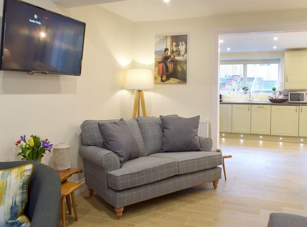 Bright and airy open plan living space (photo 2) at Sandunes in Tenby, Dyfed