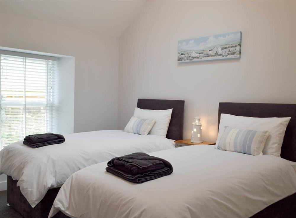 Twin bedroom at Sandunes in Tenby, Dyfed